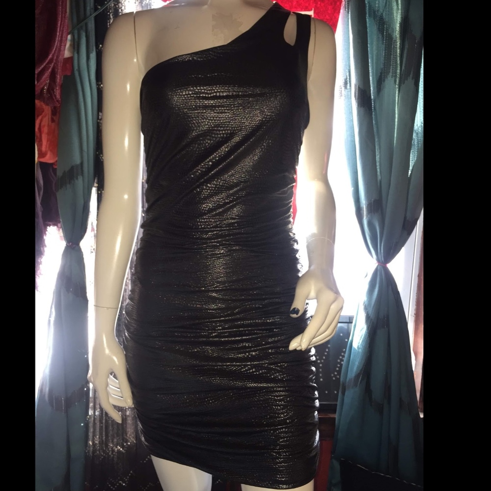 BEBE NOIR CROC DRESS